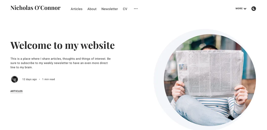 Building this website